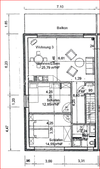 Grundriss Meeschendorf